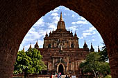 Bagan Myanmar. Sulamani temple. The main entrance. 